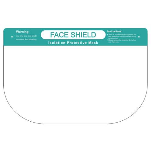 Στερεά μάσκα για αποφυγή πιτσίλισμα FACE SHIELD